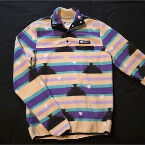 Gnarly Fleece Pullover Mems Small